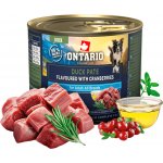 Ontario Adult kachní pate s příchutí brusinek 200 g – Hledejceny.cz