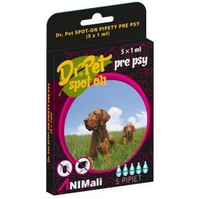 Dr.Pet spot-on x pre psy 5 x 1 ml – Zboží Mobilmania