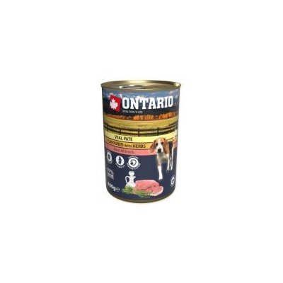 Ontario Dog Veal Pate Flavoured with Herbs 400 g