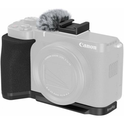 SmallRig L-Shaped Mount Plate with Handle for Canon PowerShot V1 (Black) 5808 – Hledejceny.cz