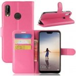 Wallet PU kožené pouzdro na Huawei P20 Lite - rose – Hledejceny.cz