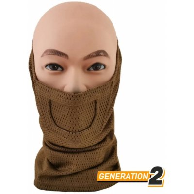 Nákrčník Cygnus Armory Face Warrior Gen2 Coyote – Zboží Dáma