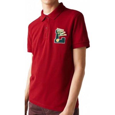 Lacoste Men’s Badge Cotton Piqué Polo Shirt red – Zbozi.Blesk.cz