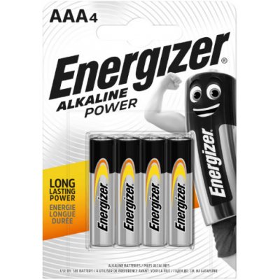 Energizer Alkaline Power AAA 4 ks EB001 – Zbozi.Blesk.cz