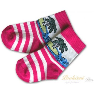 Nepon Dětské bavlněné ponožky Velryba růžová