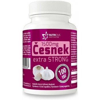 Nutricius Česnek extra strong 1500 mg 100 tablet