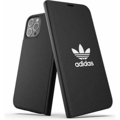 Originální pouzdro Adidas Booklet Case BASIC iPhone 12 Pro Max 6,7" černo bílá/black white 42228