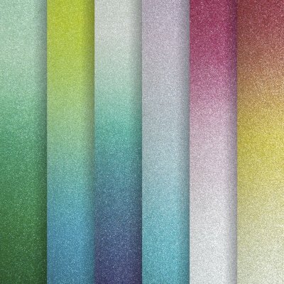 Galeria Papieru třpytivý papír MIX stínovaný 230g, 6ks – Zboží Dáma