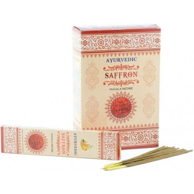 Ayurvedic Masala vonné tyčinky Šafrán 15 ks – Hledejceny.cz