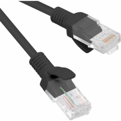 Lanberg PCU5-10CC-0500-BK patch, CAT.5E, UTP, 5m, černý – Zboží Živě