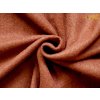 Metráž kabátovka 3102 vařená vlna v terakotové barvě