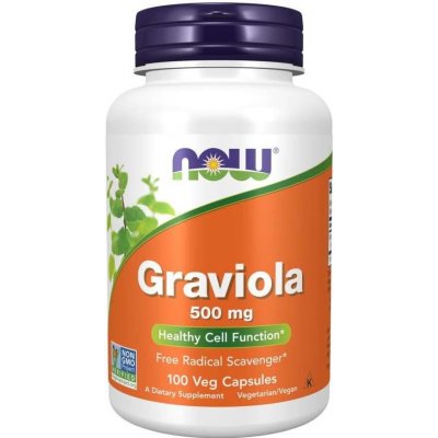 Now Foods Graviola 500 mg 100 kapslí