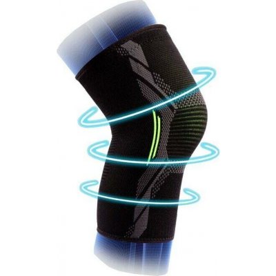 Merco KN02 bandáž na koleno černá-červená – Hledejceny.cz