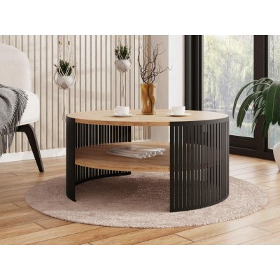 Mirjan 24 MJ0140 FIKOLI 40 x 75 cm černá / zlatý dub – Sleviste.cz