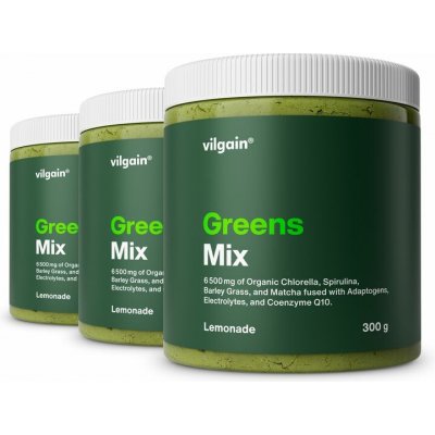 Vilgain Greens Mix 3× limonáda 300 g – Hledejceny.cz