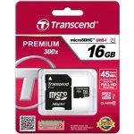 Transcend microSDHC 16 GB UHS-I TS16GUSDU1 – Hledejceny.cz