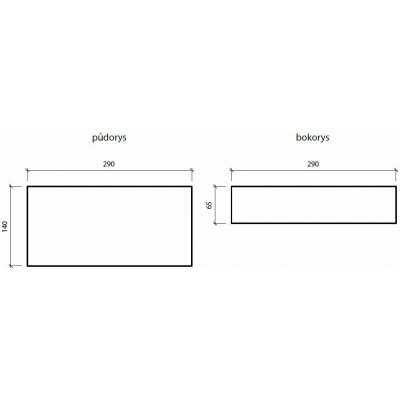 CS-BETON s.r.o. CSB BETONKA, Šedá 65 x 140 x 290 mm paleta 240 ks – Hledejceny.cz