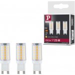 Paulmann LED 3ks-sada Non Dim G9 230V 3x250lm 3x2,5W 2700K čirá – Hledejceny.cz