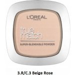 L'Oréal Paris True Match Kompaktní pudr C3 Rose Beige 9 g – Hledejceny.cz