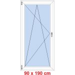 Soft Balkonové dveře otevíravé a sklopné Daglesie/Bílá levé 90 x 190 cm – Sleviste.cz
