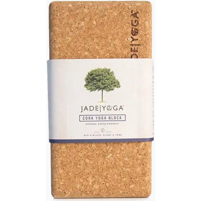 JadeYoga Cork Block Large cork – Zboží Dáma
