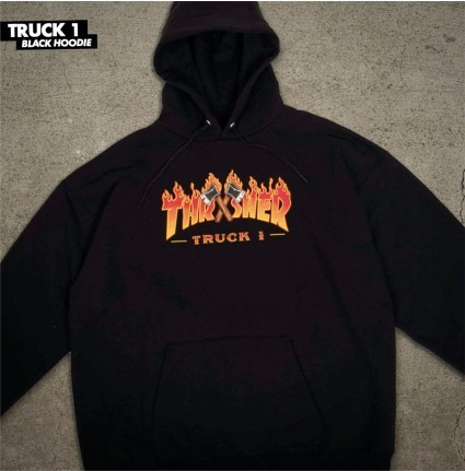 Thrasher Thrasher Mikina Truck 1 Black Spring 21