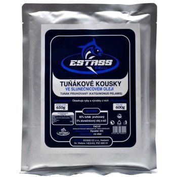 Estass Tuňákové kousky v rostlinném oleji 650 g