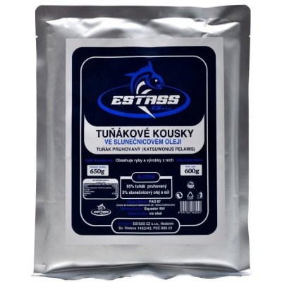 Estass Tuňákové kousky v rostlinném oleji 650 g – Zboží Mobilmania