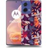 Pouzdro a kryt na mobilní telefon Motorola Picasee ULTIMATE CASE pro Motorola Moto G85 Purple Leaf