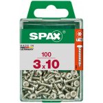 SPAX Vrut 3x10, půlkulatá hlava, T-STAR plus, WIROX, 100 ks (M) – Hledejceny.cz