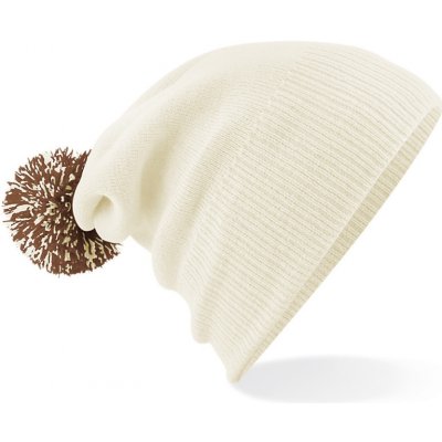 Beechfield Zimní čepice s bambulí B450 Off White – Hledejceny.cz