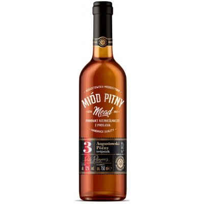Augustowska Miodosytnia Augustowski Późny pozdní Miód Pitny Trójniak 0,75 l – Zboží Mobilmania