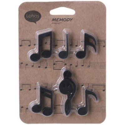 AE production Magnetky Houslový Klíč s Notami 6 ks – Hledejceny.cz