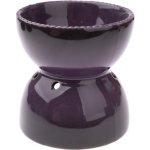 aroma lampa keramika fialová 10,8 × 11,5 × 10,8 cm – Hledejceny.cz