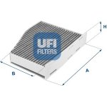 Filtr, vzduch v interiéru UFI 54.124.00 (5412400) – Hledejceny.cz