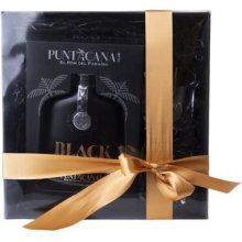 Puntacana Club Black Rum 38% 0,7 l (dárkové balení 2 sklenice)
