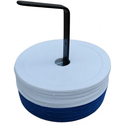 MERCO Značky na podlahu kruh sada 24 ks Barva: bílo-modrá – Zboží Dáma