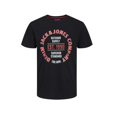 Jack&Jones Junior sada tričko a sportovní šortky 12235271 černá