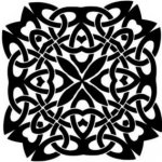 Mandala plastová šablona 009 C 14,5x14,5cm – Zboží Dáma