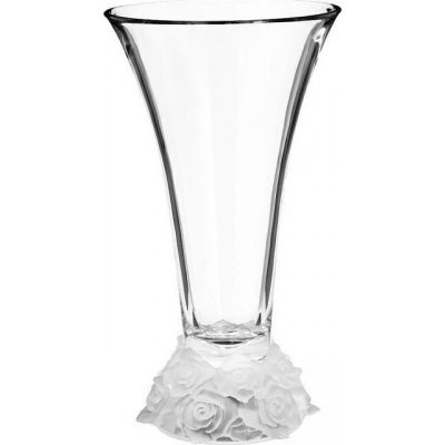 Crystal Bohemia KŘISTÁLOVÁ VÁZA BOHEMIA ROSE 255MM – Hledejceny.cz