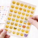 KIK Samolepky EMOJI 48ks – Zbozi.Blesk.cz