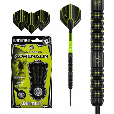 Winmau Steel Michael van Gerwen Adrenalin 24g – Zboží Mobilmania