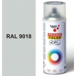 Schuller Ehklar Sprej světle šedý lesklý 400 ml, odstín RAL 9018 barva papyrus šedá – Sleviste.cz