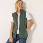 Fleecová vesta na zip bronzová – Hledejceny.cz