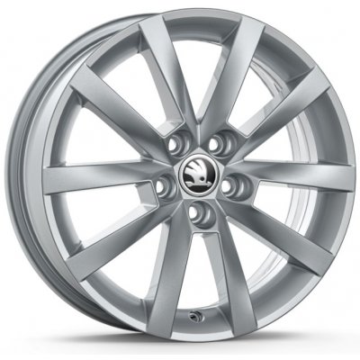 Škoda ALARIS 6x16 5x100 ET38 silver – Zboží Mobilmania