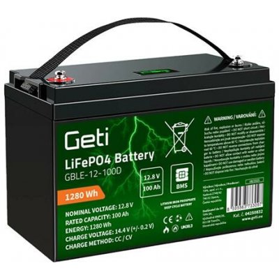 GETI LiFePO4 12,8V 100Ah GBLE-12-100D – Hledejceny.cz