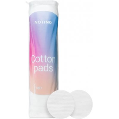 Notino Cotton Pads Round bavlněné tamponky pro odlíčení a čištění pleti 100 ks – Zboží Dáma