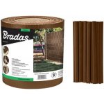 Bradas stínící fólie na plot 450g/m2 + spony 0,19 m x 35 m brown – HobbyKompas.cz