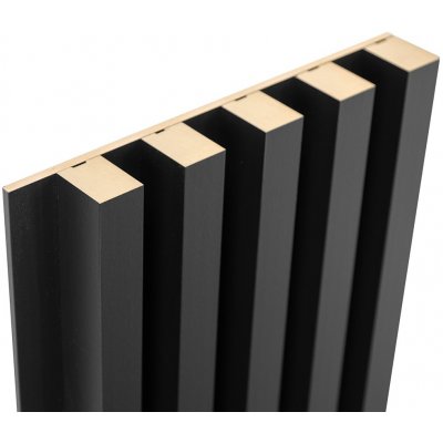 Woodele Robust na černé MDF desce 300 x 2750 mm Černý 1ks – Zboží Mobilmania