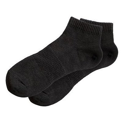 Vlnka Celoroční vlněné ponožky kotníkové Merino černá – Zboží Dáma